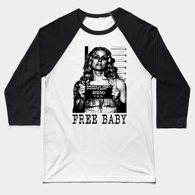 Free Baby // pencil sketch Baseball T-Shirt by Amor13Fati